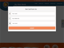 Tablet Screenshot of mywebworld.net